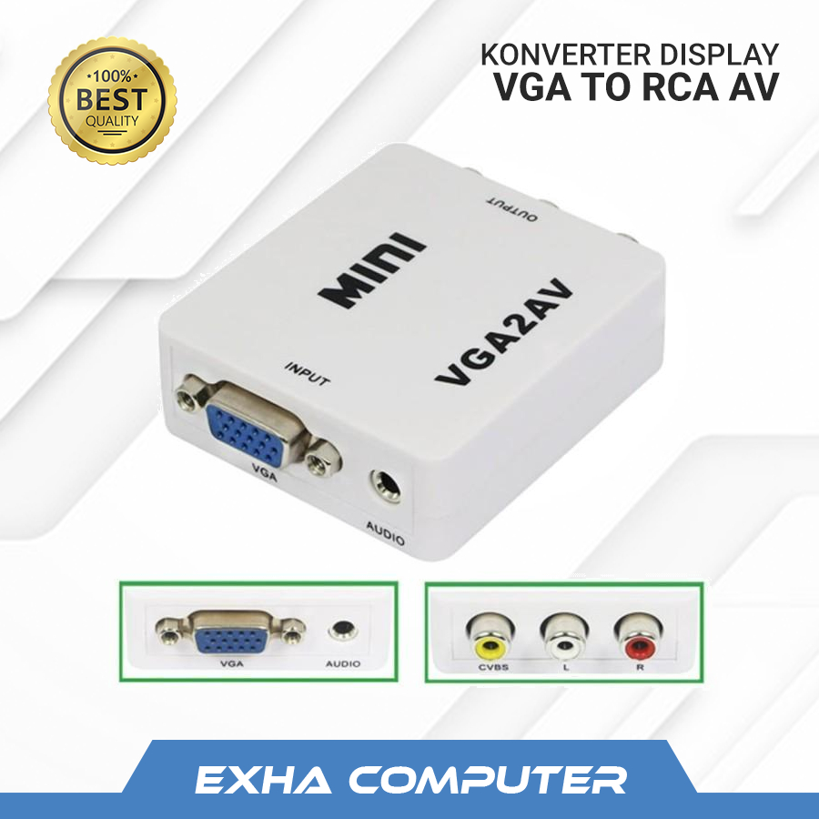 VGA to RCA CONVERTER / Converter VGA to AV / VGA to AV Mini Converter