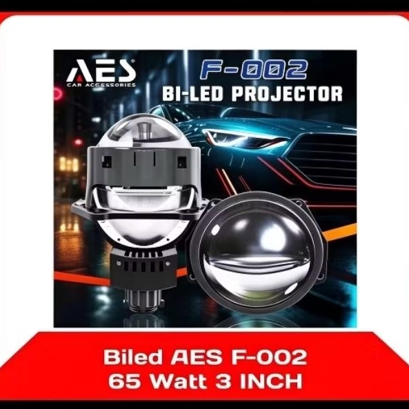 Projector Biled Projie F-002 F 002 65 Watt 3 Inch Merk AES