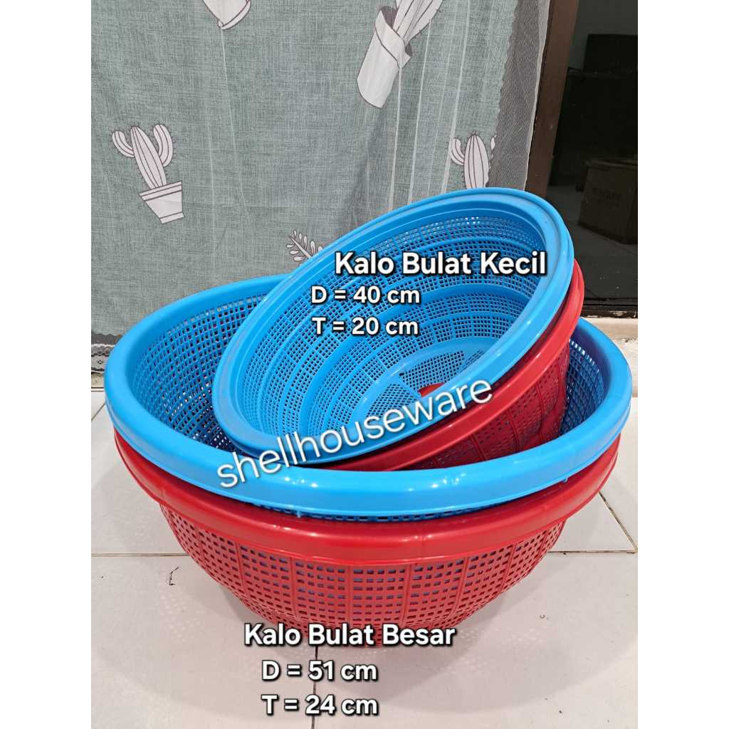 *KHUSUS Batam* Global Eagle kalo nasi warna plastik / kalo bulat besar / keranjang jumbo bulat / KER