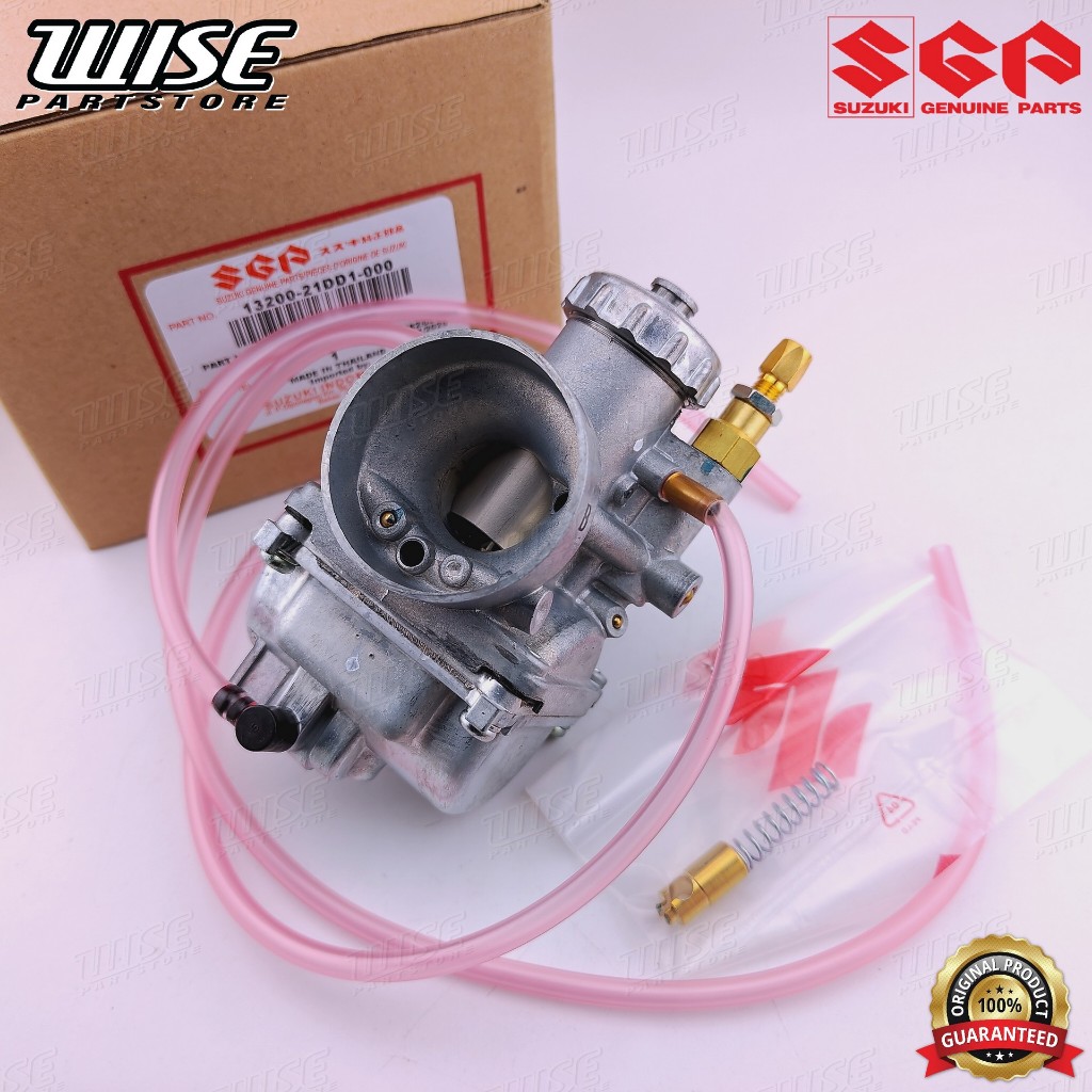 KARBURATOR CARBURETOR ASSY SATRIA 120 2 TAK SATRIA 2T LUMBA HIU LSCM 6 SPEED MIKUNI VM20 ORI SGP ORI