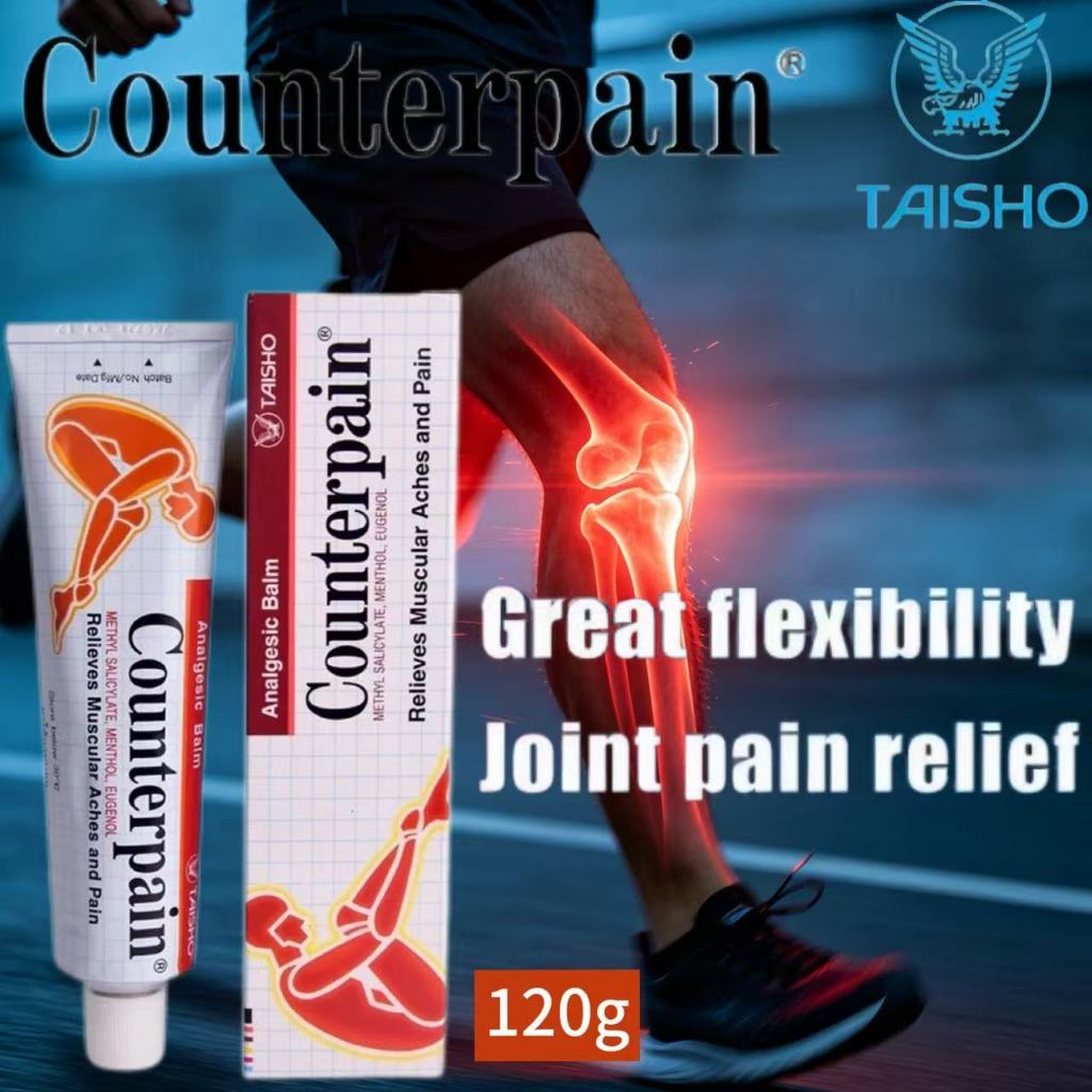 [COD & ORI ] TAISHO Counterpain Cream 120gr / Thailand Hot Krim Analgesic Untuk Mengobati Encok Nyer
