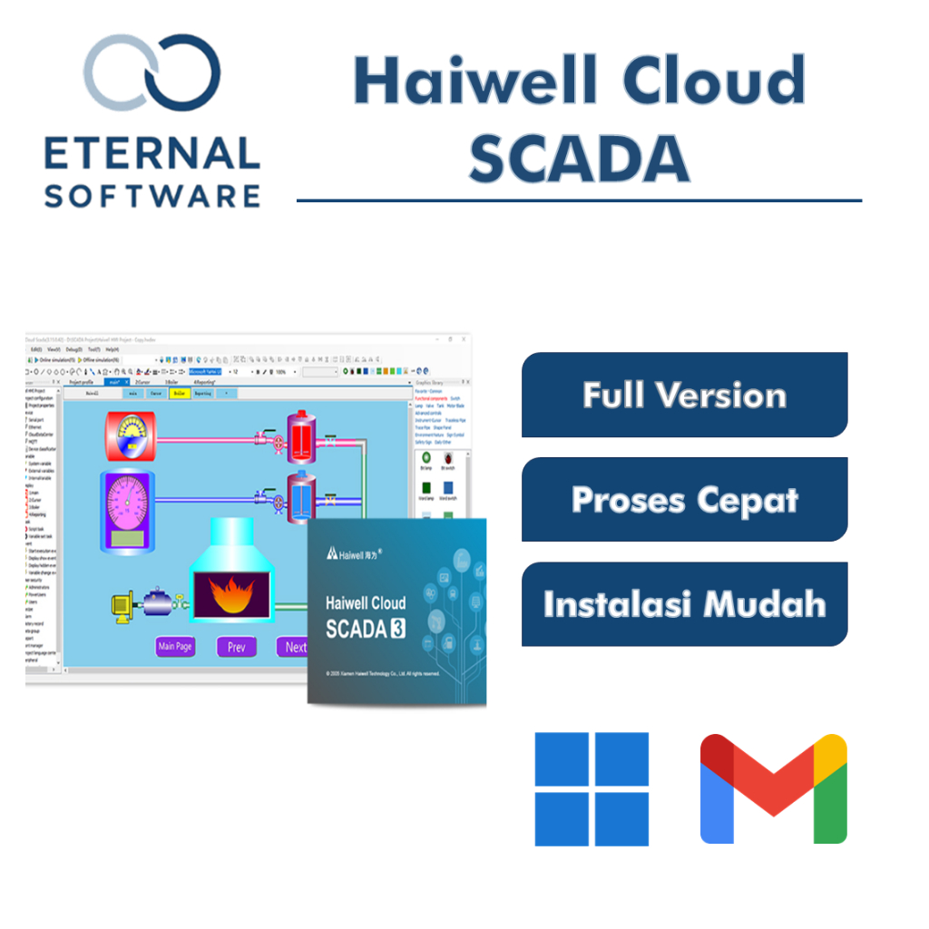 Haiwell Cloud SCADA Full Version Software Sistem Pengawasan dan Akuisisi Data (SCADA) Full Lisensi