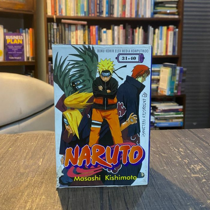 NARUTO SET BOX VOL 31-40 : Komik Jepang Karya Masashi Kishimoto