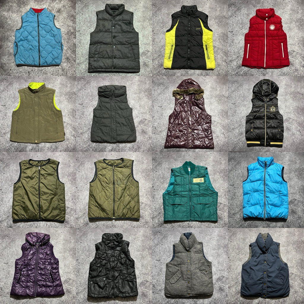 Vest rompi bulang / vest puffer / vest dacron / vest military / vest bulu angsa / vest winter / vest