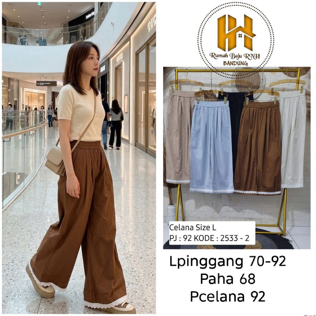 BKK Kulot Katun Renda Import