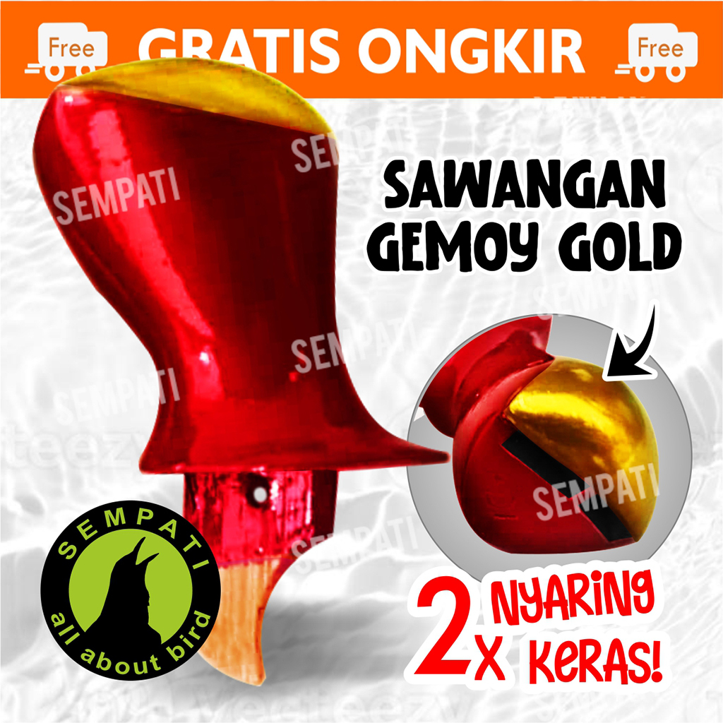 SEMPATI Sawangan Gemoy Mainan Hatong Hotang Peluit Pluit Suara Nyaring Melengking Latih Burung Merpa