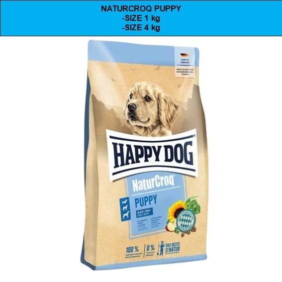 ( NATURCROQ PUPPY ) / DRY FOOD / HAPPY DOG / PET FOOD / DOG FOOD / MAKANAN ANJING