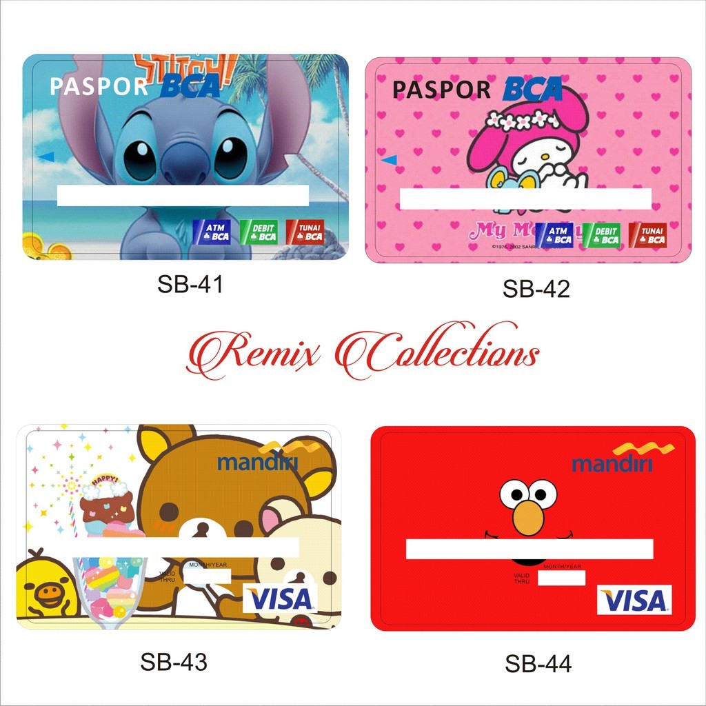 Stiker / Garskin / Skin ATM BCA & Mandiri