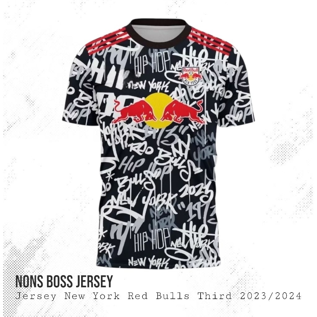 JERSEY NEW YORK RED BULL THIRD 2023 | BAHAN TEBAL ADEM NYAMAN | S-XXL