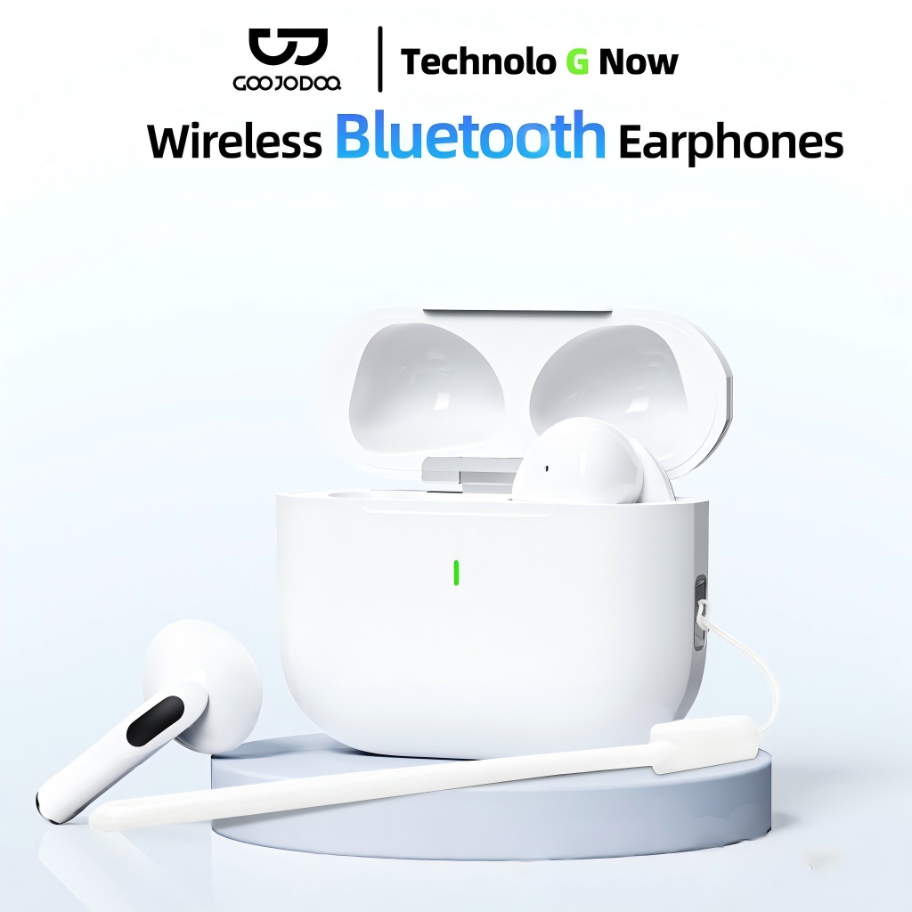 Goojodoq TWS-A5 Earphone Bluetooth J206 5.3 Headphones Wireless Sports Bass Noise Reduction Battery 