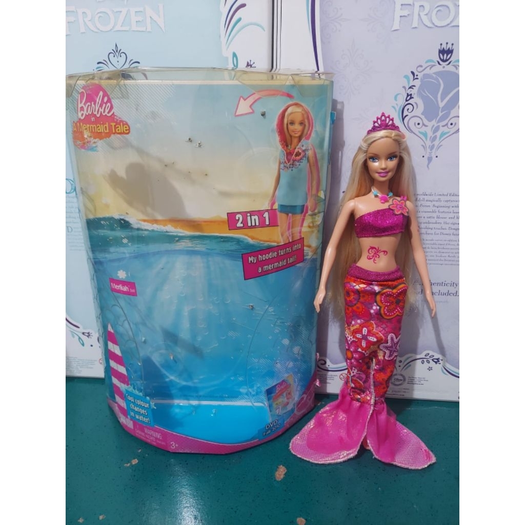 Barbie In A Mermaid Tale Merliah Asli Mattel Original