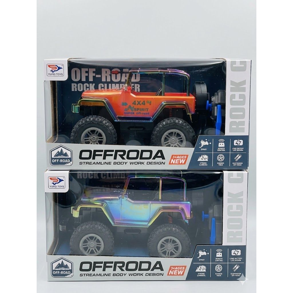 Mobil RC Offroad Rock Climber 4x4 – Remote Control Jeep Mainan Anak Rechargeable YF668
