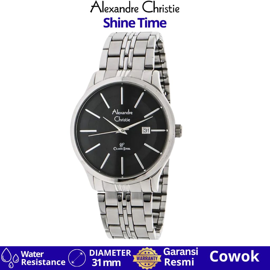 Jam Tangan Pria Alexandre Christie Ac 8348 MDBSSBA