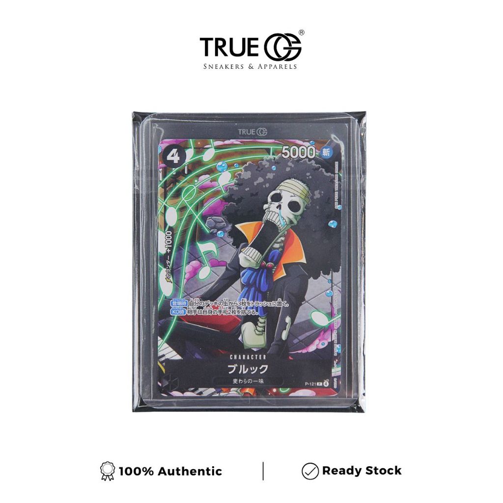 One Piece Card Game BROOK P-121 Promo Card Saikyo Jump Soul King Japan