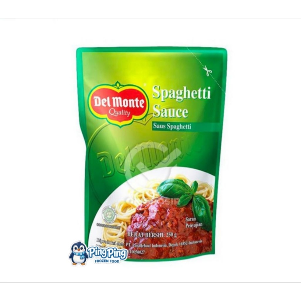 DELMONTE Sauce Spaghetti 250ml DEL MONTE Spagheti Spagetti Spageti Sauce Bolognese Frozen Food Surab
