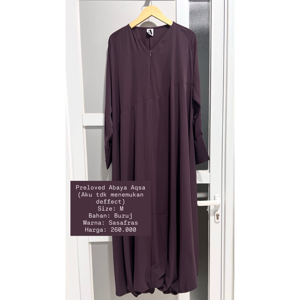 Preloved Like New Aqsa Abaya by Aqsa Modest Wear