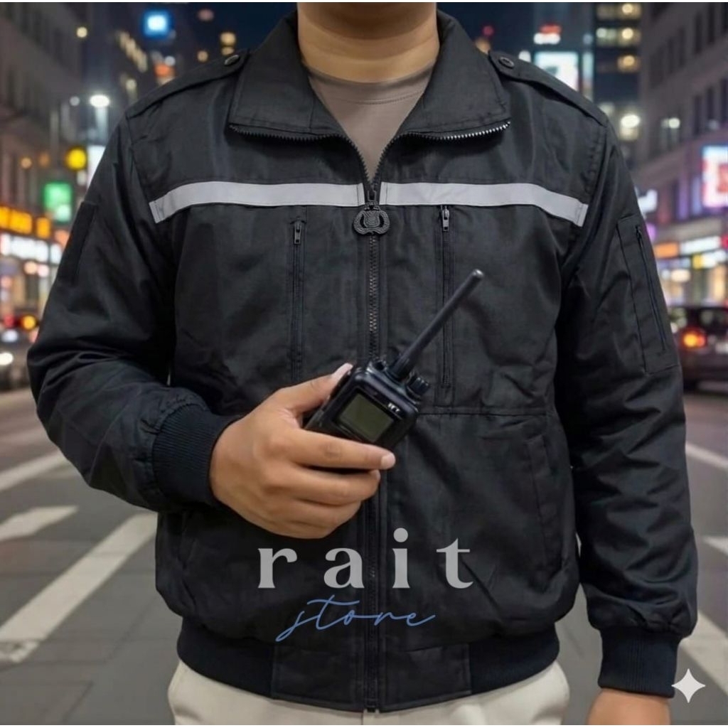Jaket POLISI HITAM Ori Asli Jatah POLRI Polda Metro Original