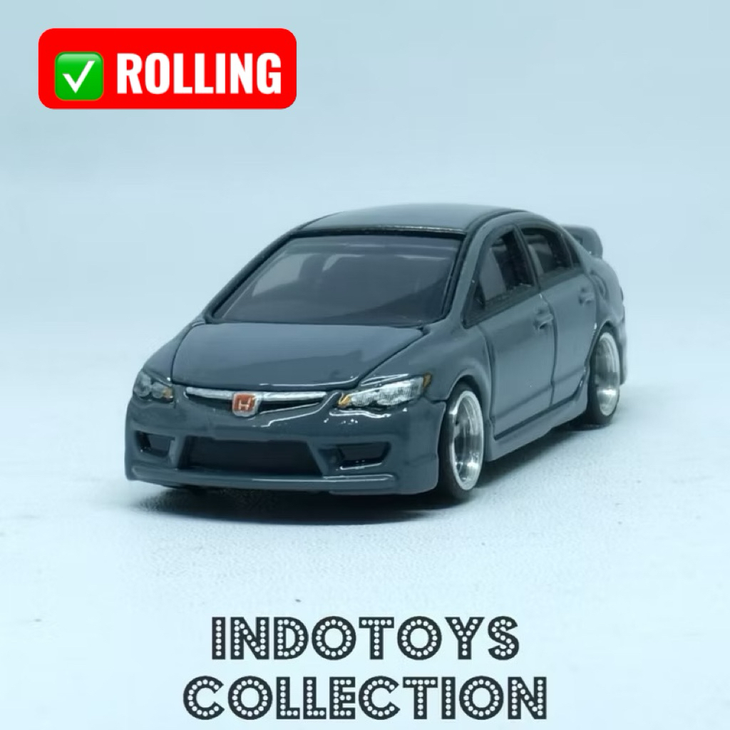 Tomica Custom ~ Honda Civic FD Nardo grey Diecast