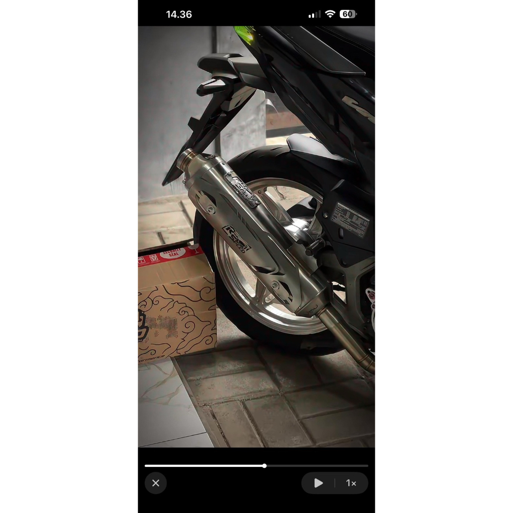 kenalpot rez speed bekas seperti baru