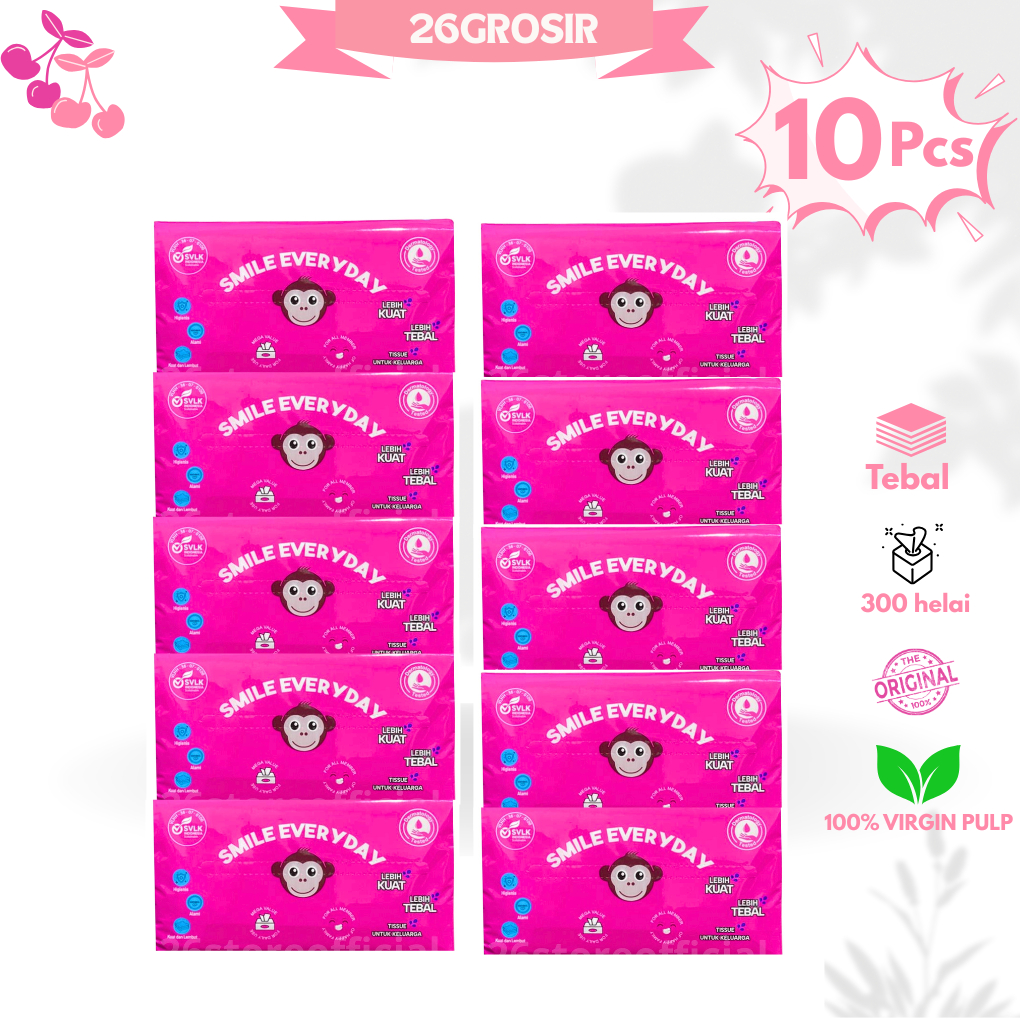 26GROSIR [10 PACK] Tisu TITASOFT 300 HELAI FACIAL TISSUE PROMO MURAH - Paket 10 Tisu Titasoft