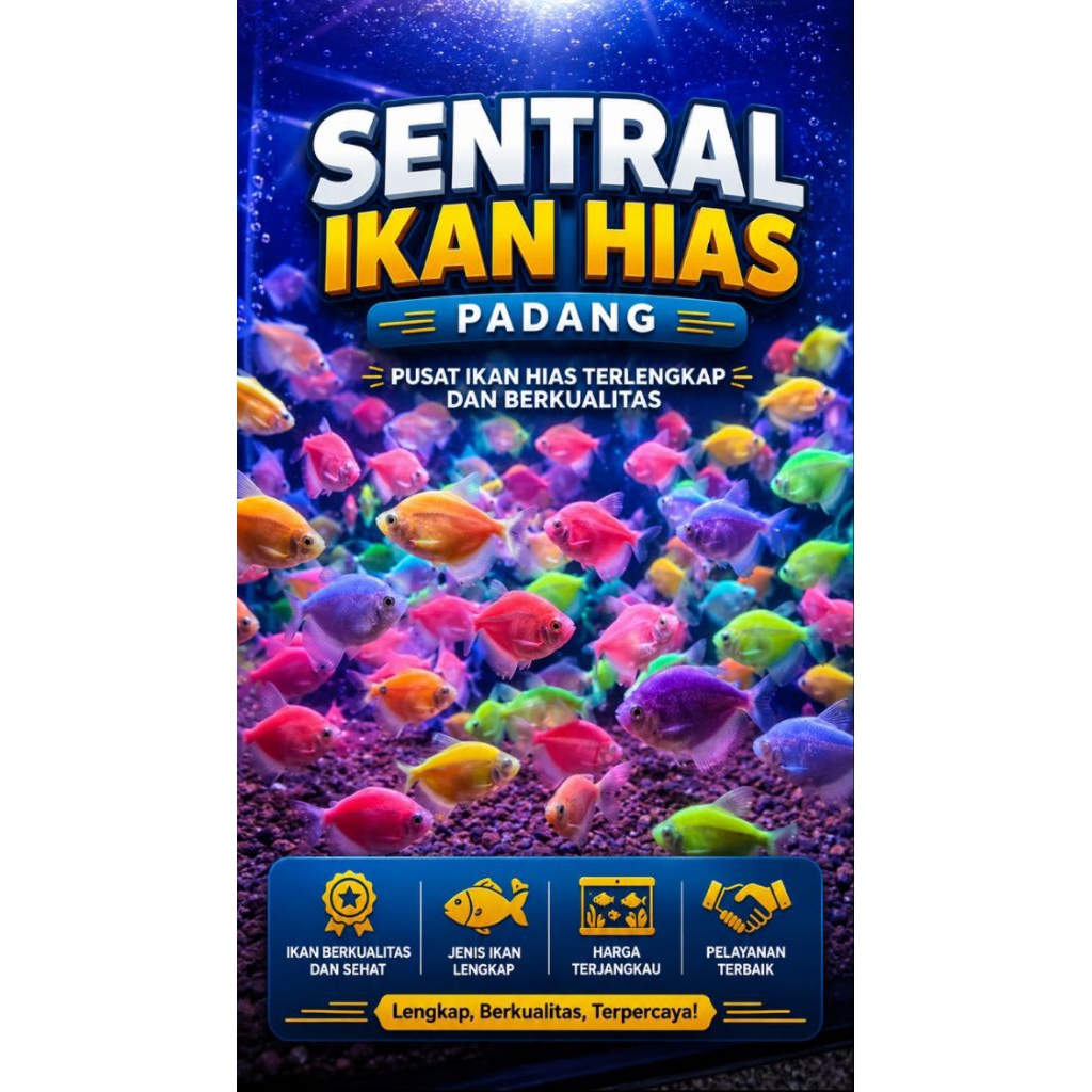 ikan hias Glowfish Tetra ayak 8-9