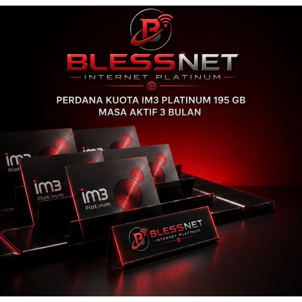 PERDANA KUOTA IM3 PLATINUM 195GB 3BULAN