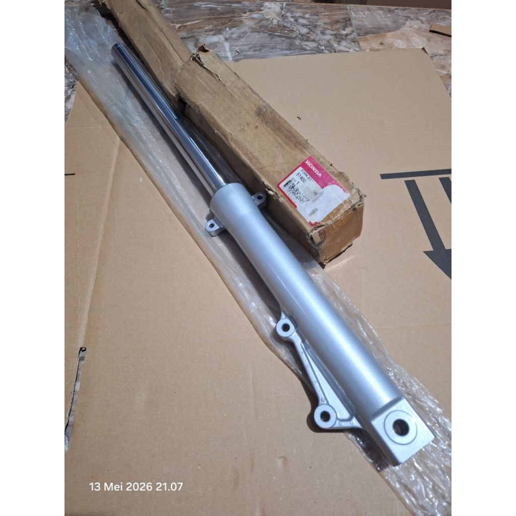 shock sok shok depan assy honda tiger lama lawas tilas R kanan original ahm honda 51400-kcj-691