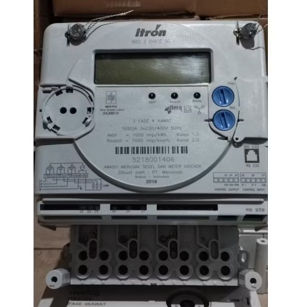 KWH METER DIGITAL 3 PHASE ITRON NIAS 50(80)A