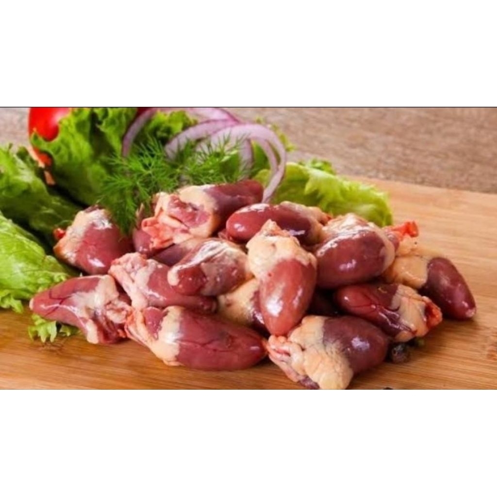 jantung ayam potong segar Makassar (isi 1kg)