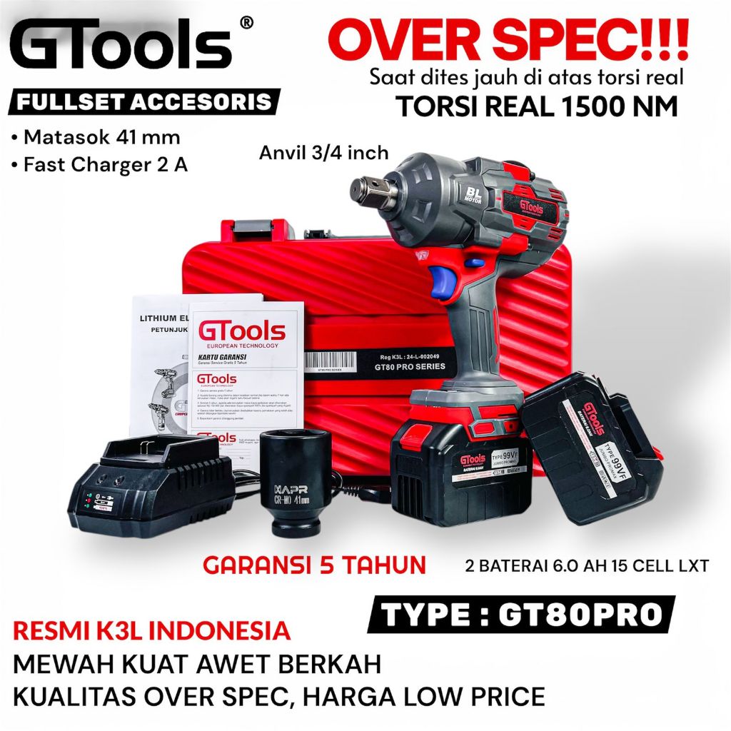 Impact Wrench Gerinda APR Japan GT80PRO