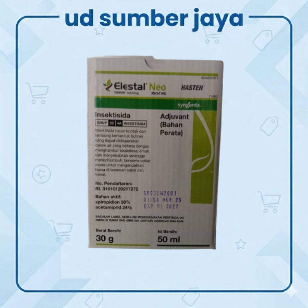 Insektisida Elestal Neo 30/24 WG 30 Gram Spiropidion Acetamiprid