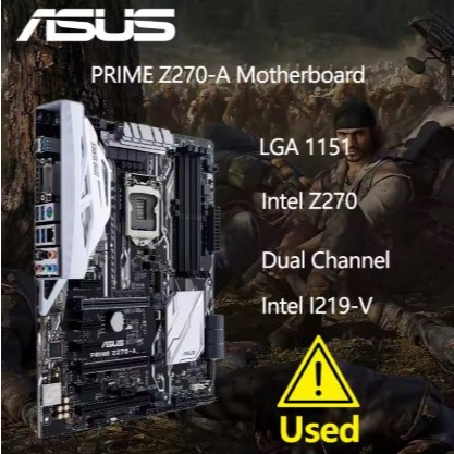 ASUS Z270-A motherboard LGA 1151 DDR4 USB3.1 64GB Z270 desktop motherboard
