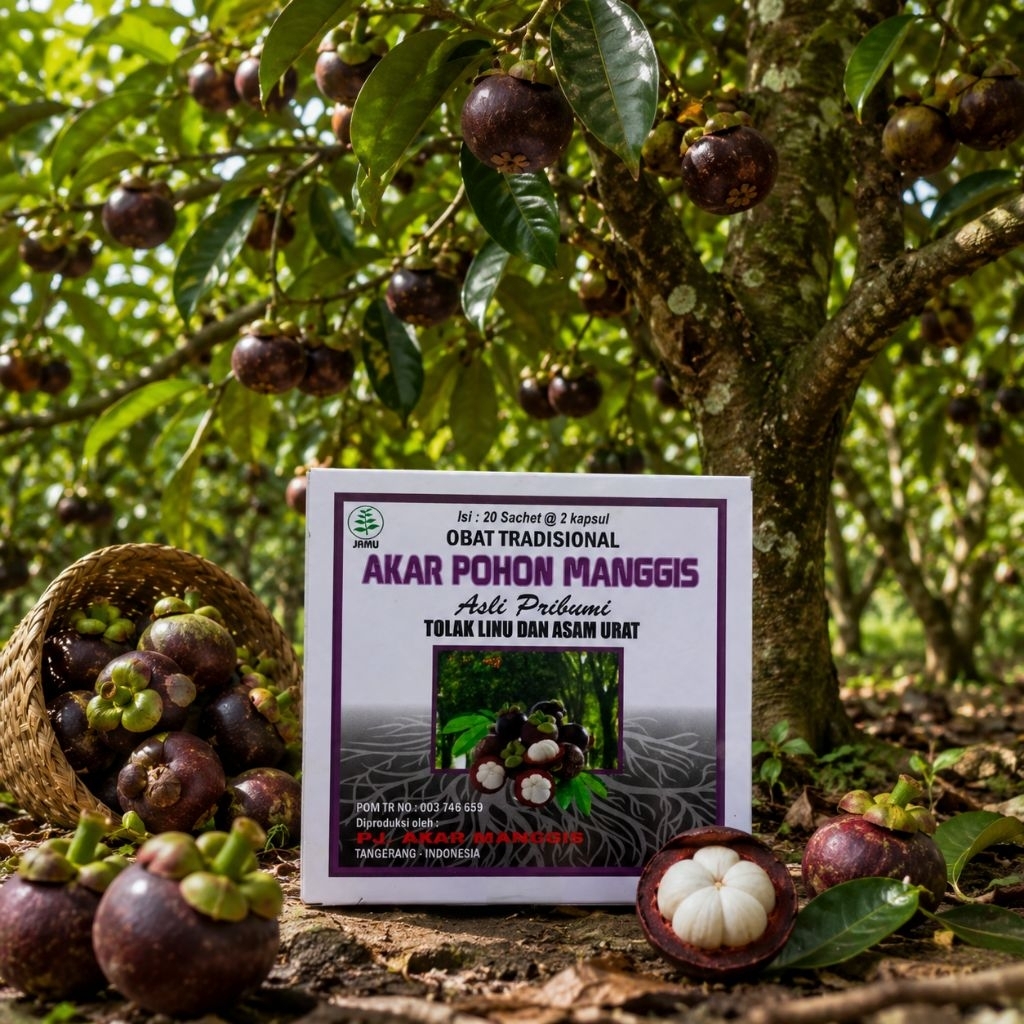 kapsul herbal akar pohon manggis