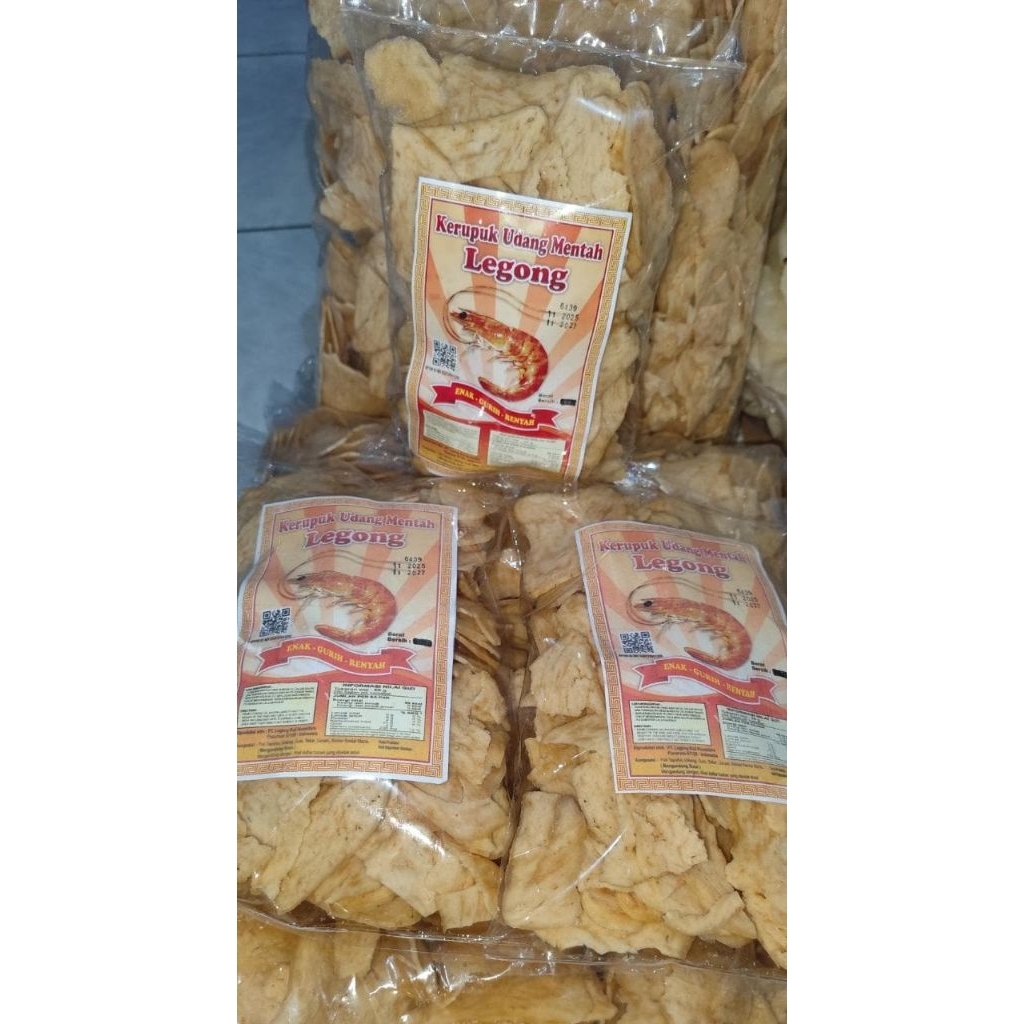 Krupuk Udang LEGONG BALI (PATAHAN) 500gr