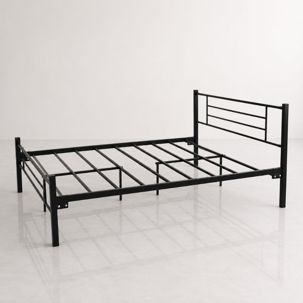 ranjang besi 160x200 minimalis modern