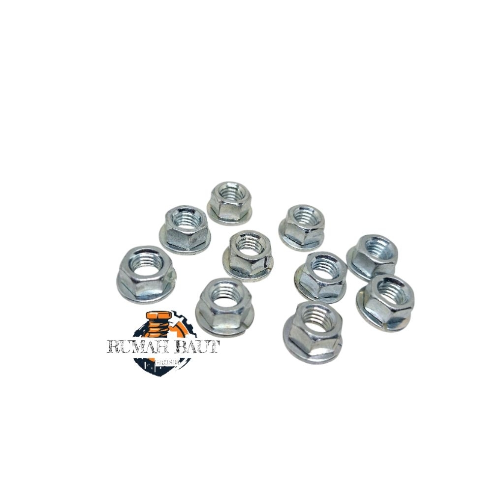 Mur Flange Baut flange baut tromol Velg pelk vespa klasik vespa Super Sprint Ps Px Excel dll  m8  ku