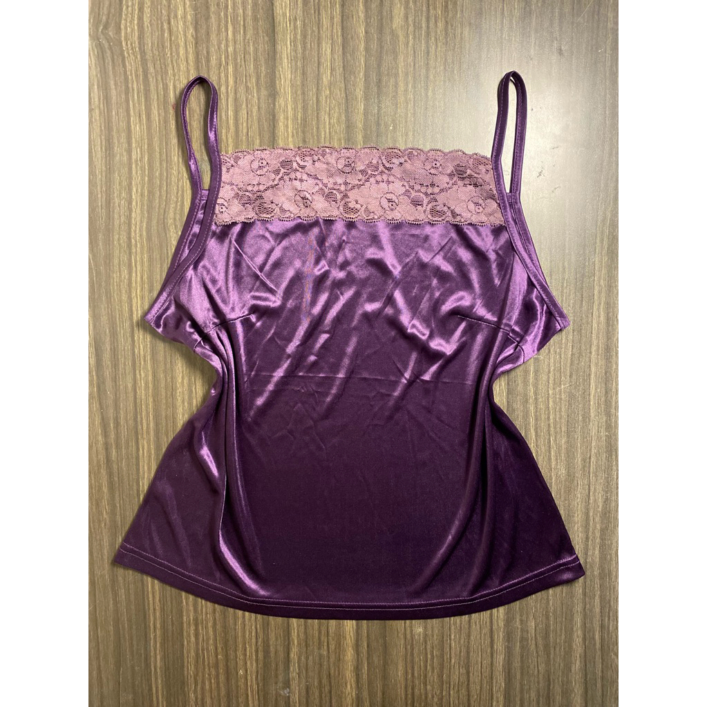Vintage satin tank