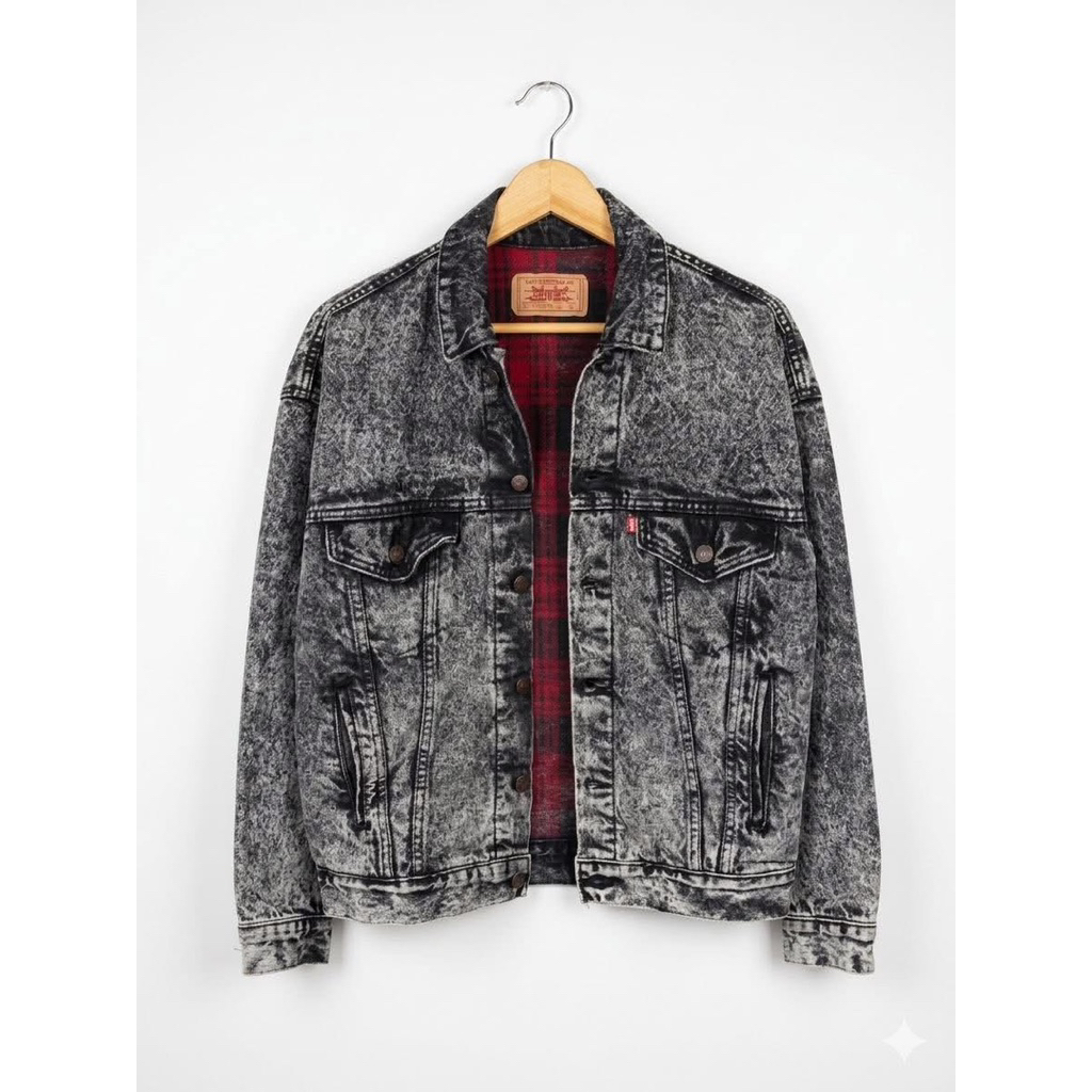 LEVIS USA 80’s ACID WASH TYPE III BLANKET LINED TRUCKER JACKET