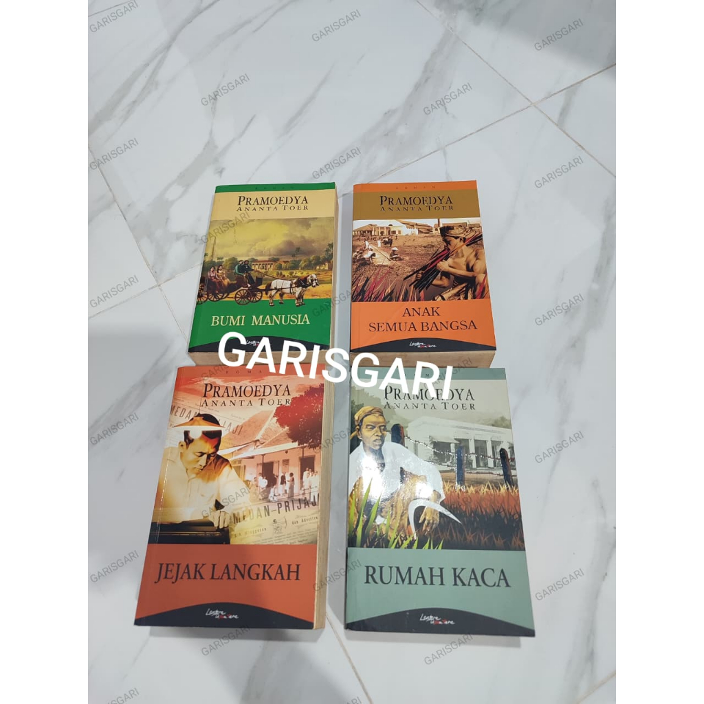 Buku Tetralogi Buru - Pramoedya Ananta Toer