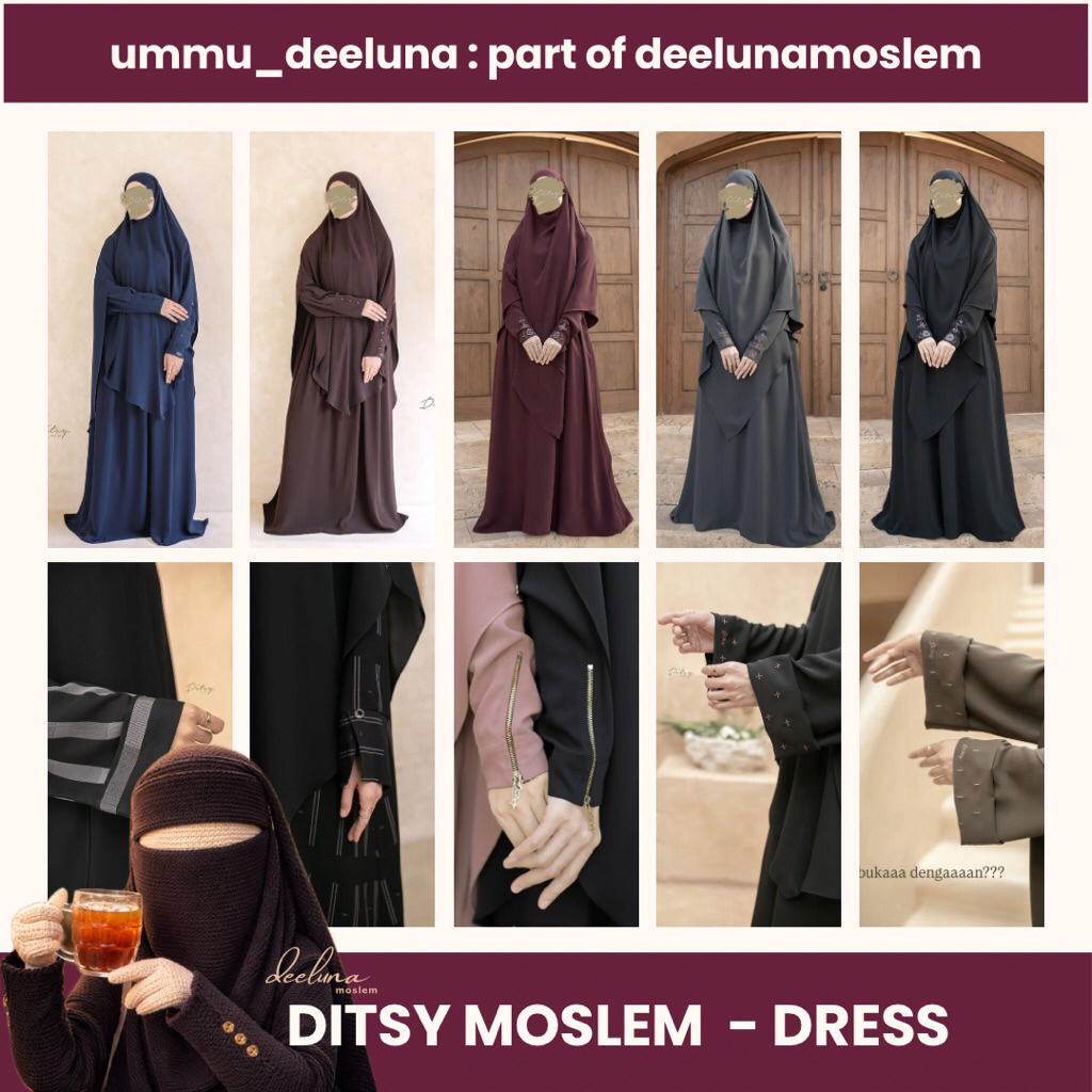 DITSY MOSLEM (BAJU SAJA) - LANA - RUNA - RAAHA - LEONA - LASHA - LAINNIE - LUMMY - LUYA - LAVENNA - 