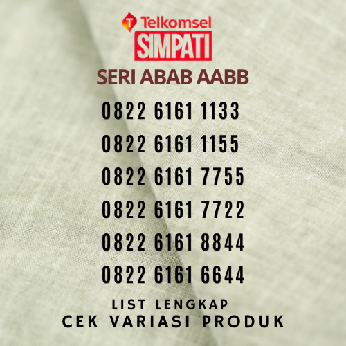 Kartu Perdana Telkomsel Simpati Cantik - Nomor Cantik Telkomsel - Nomor Cantik Simpati - kartu Perda