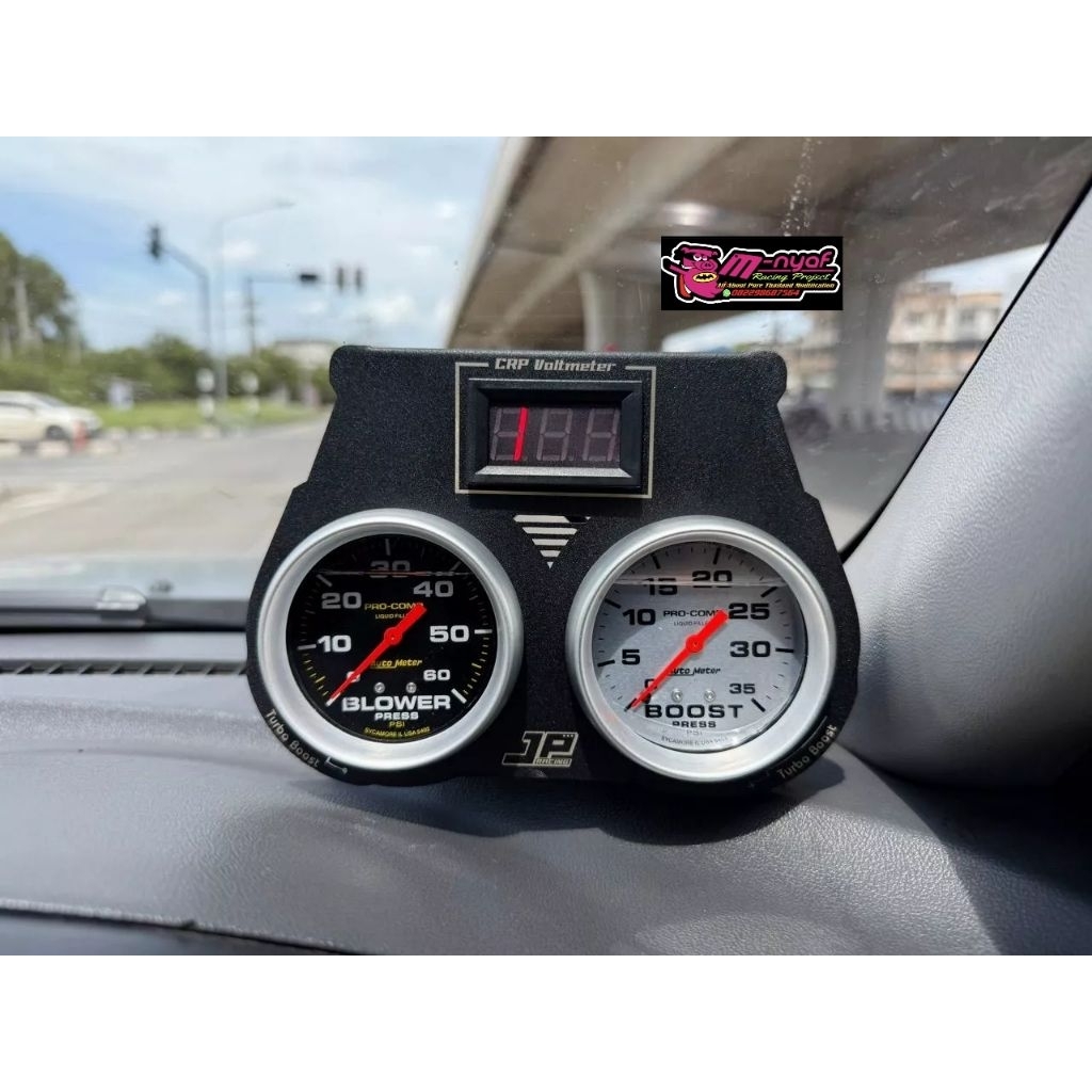 Bracket boost meter+crp meter twin turbo jp racing