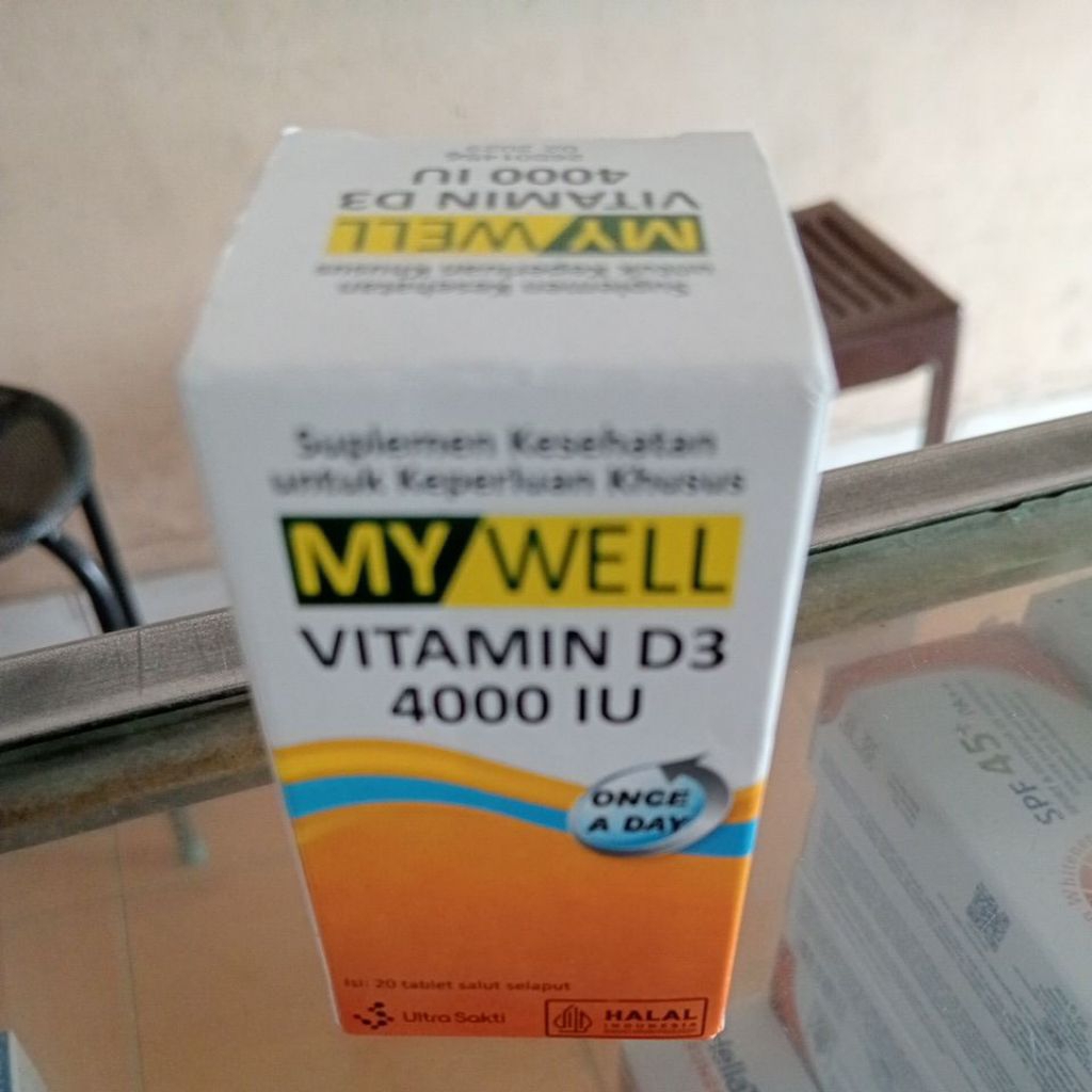 My well vitamin D3 4000 IU 20 tablet
