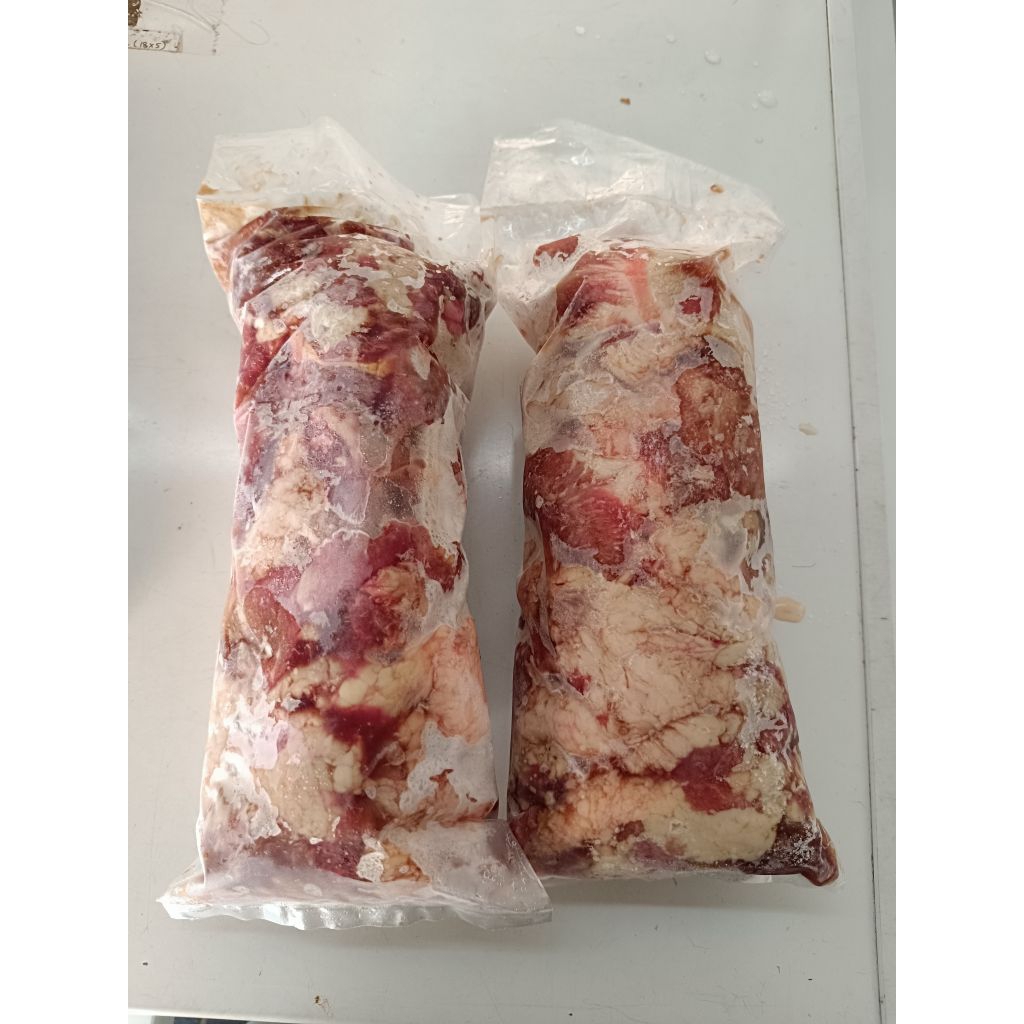 Tetelan sapi, triming mix fat campuran bakso dan olahan daging 750 gram