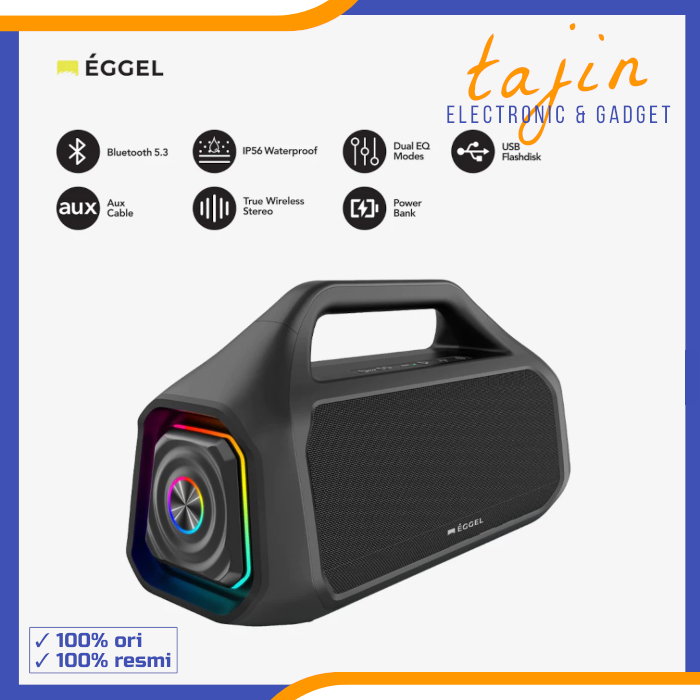 Eggel Elite XL 3 Max  Portable Bluetooth Speaker Headset - Garansi Resmi