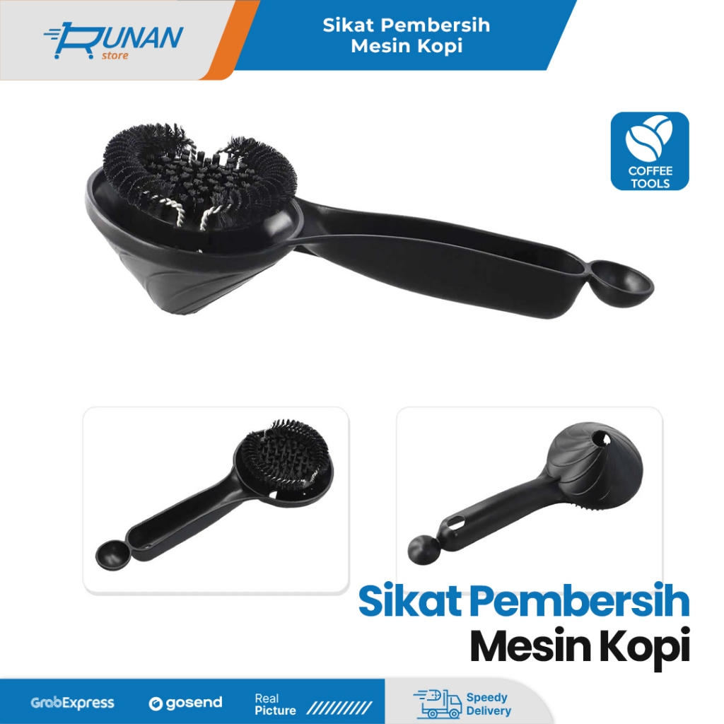 Group Head Brush Sikat Pembersih Mesin Kopi Anti Ciprat Nylon Cleaning Brush Espresso Coffee Machine