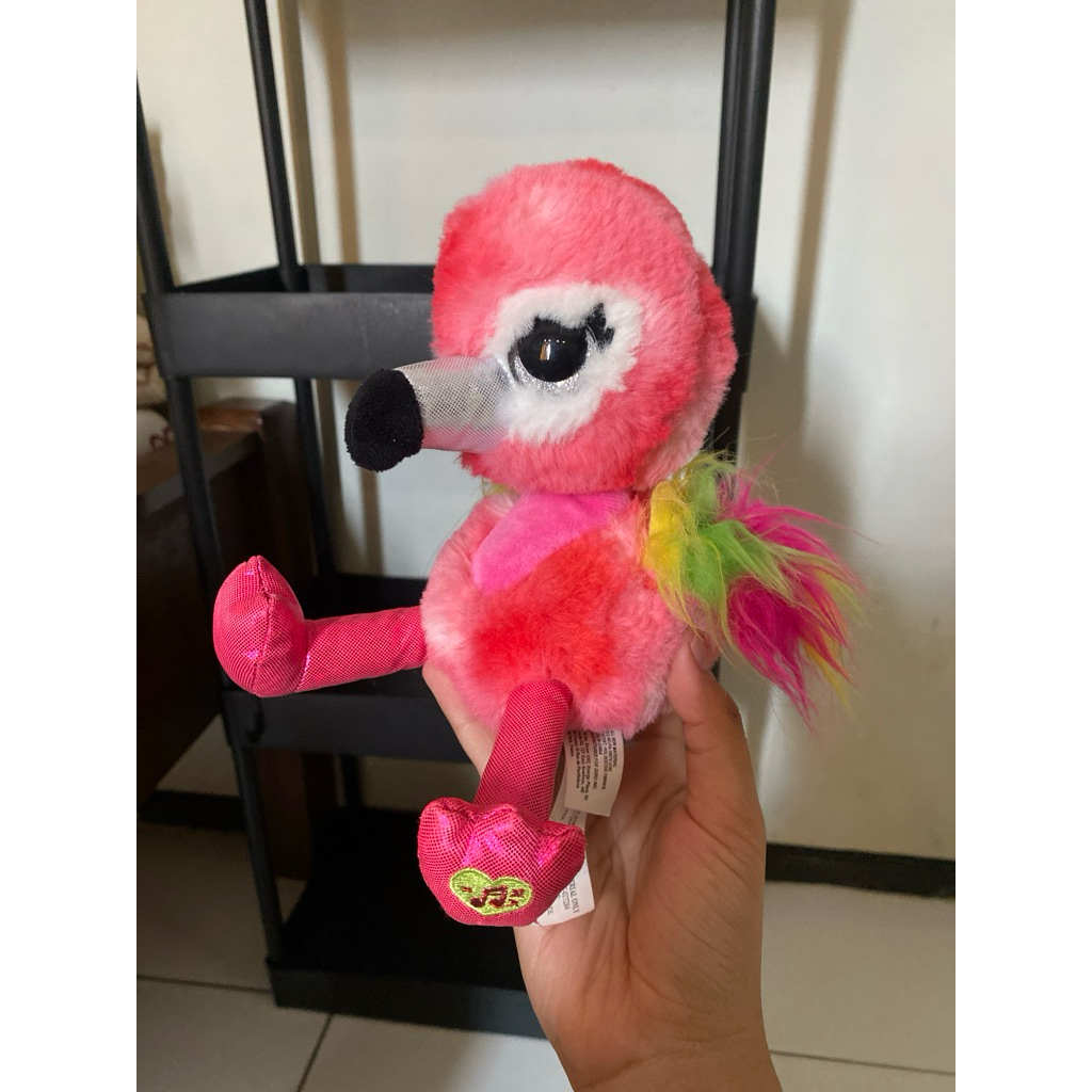 flamingo zuru elektrik nyala boneka flamingo brand zuru