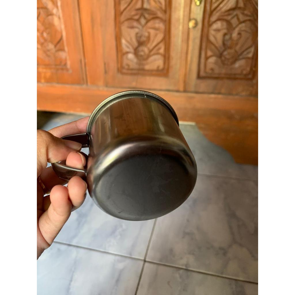 Cangkir Stainless 6cm / Souvenir Cangkir Stainless / Cangkir Jadul