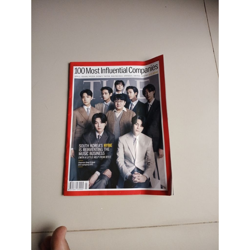 Majalah Time 100 Most Influential Companies Cover BTS