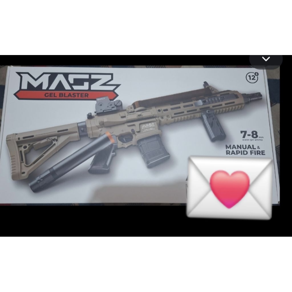 Top Gear Gel Blaster Ar57 Magz - Brown